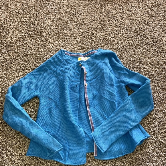 Mini Boden 9-10Y Girls Cardigan Sweater Blue - Picture 1 of 3